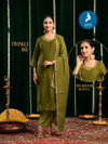 Twinkle By Kaya Mul Chanderi Kurti With Bottom Dupatta Wholesalers In Surat

